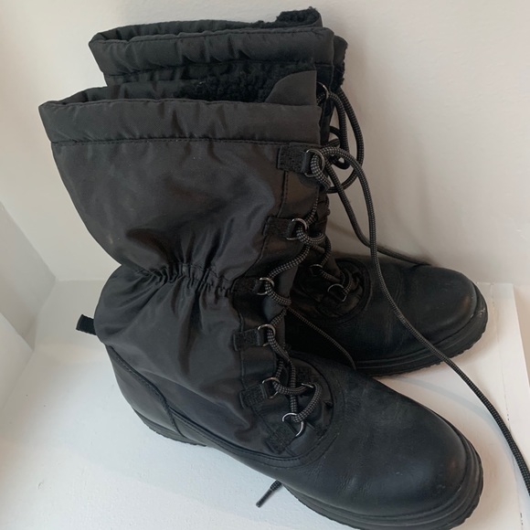 fleece lined snow boots